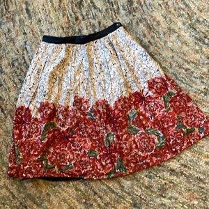 Anthro Edme and Esyllte 100% Cotton Skirt